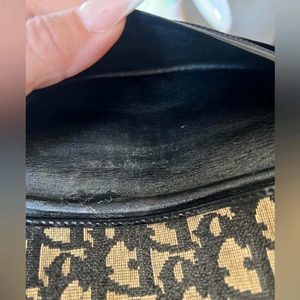 💙 Authentic Vintage Jacquard Dior Wallet